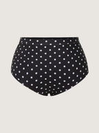Polka Dots Skinny-Fit Bikini Bottoms