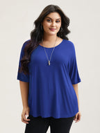 Supersoft Round Neck Plain T-Shirt