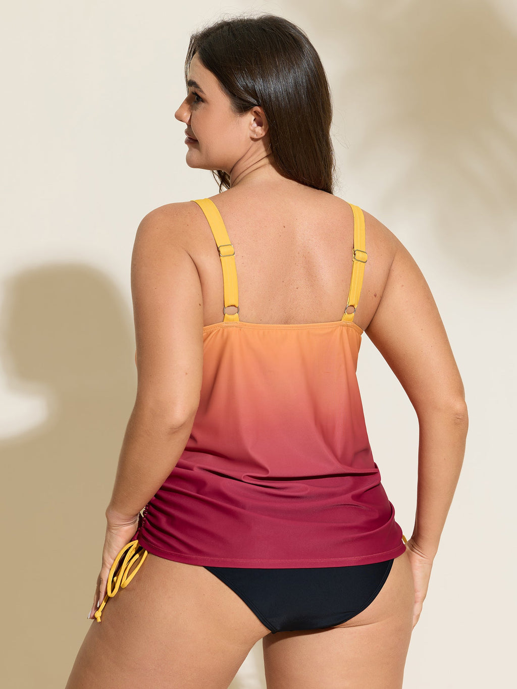 Summer Vibes Ombre Gradient Swim Top